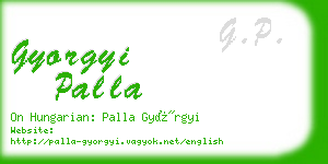 gyorgyi palla business card